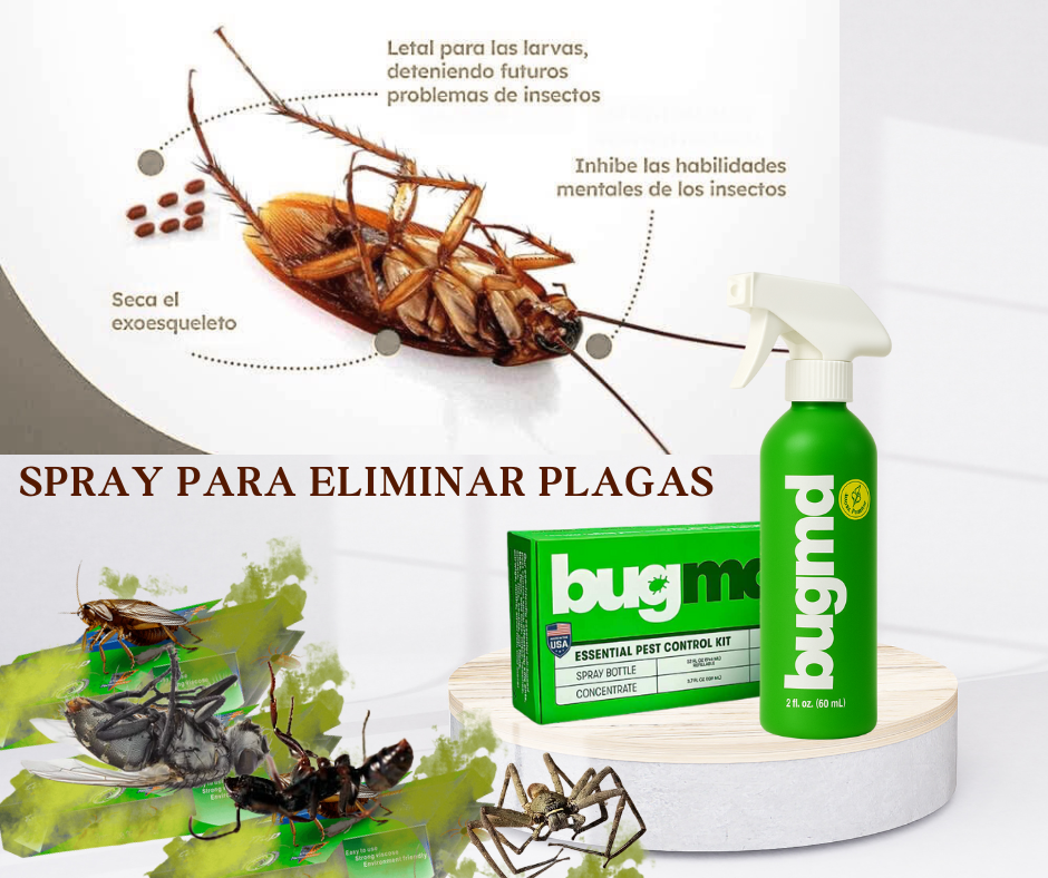 ESSENTIAL PEST:  SPRAY PARA CONTROL Y ELIMINACIÓN DE PLAGAS